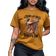 Shein Music Festival Print Round Neck Women TShirt