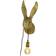 WERNS Hase Hasi, gold, Original Wandlampe