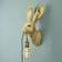 WERNS Hase Hasi, gold, Original Wandlampe