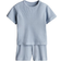 H&M Waffled Cotton Set 2-piece - Light Dusty Blue (1227624004)