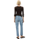 Mango High-Waisted Mom 2000 Jeans - Medium Blue