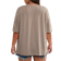 Shein Plus Womens Loose Fit Flower Print Round Neck Drop Shoulder Short Sleeve Casual Tee Summer Graphic TShirt