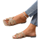 Shein Casual Flat Slip-On Sandals - Woven