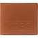 Michael Kors Pebbled Leather Billfold Wallet With Coin Pouch - Brown ONE SIZE