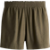 H&M Linen Blend Shorts - Dark Khaki Green