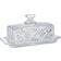 Godinger Dublin Crystal Covered Butter Dish