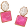Shein Square Drop Earrings