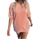 Shein Oversized Strawberry Print Round Neck Short Sleeve TShirt Casual Loose Summer