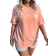 Shein Oversized Strawberry Print Round Neck Short Sleeve TShirt Casual Loose Summer