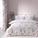 Dunelm Watercoloured Floral Duvet Cover Pink (200x200cm)