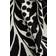 H&M Viscose Tunic Dress - White/Black Patterned