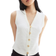 H&M Button Front Sweater Vest - White