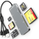 Nordic 5 i 1 kortleser USB-A USB-C Lightning SD TF CF XD MS 2TB UHS-I