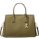 Michael Kors MK Laila Medium Leather Satchel - Green