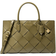 Michael Kors Scarlett Medium Woven Leather Satchel - Safari Green