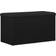 vidaXL Sort Egetræ MDF Polyester 80 x 40 x 45 cm Opbevaringsbænk 80x45cm