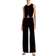 H&M Cropped Jersey Waistcoat - Black