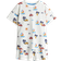 H&M Printed Jersey Pyjamas - Cream/Cars (1271570003)