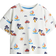 H&M Printed Jersey Pyjamas - Cream/Cars (1271570003)