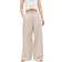 H&M Wide Leg Linen Blend Pants - Light Beige