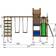 Jungle Gym Resort legetårn komplet inkl. klatremodul og rød rutsjebane