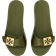 Tory Burch Buckle Slide - Leccio/Gold