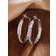 Shein Cubic Zirconia Decor Hoop Earrings
