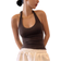 Shein Damen Sommerfeste Farbe Slim Fit Halter Neck Tank Top