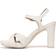 Naturalizer Women's Morgan Dress Sandals Warm White Faux Leather