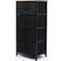 OHS Brooklyn 4 Drawer Fabric Black Storage Cabinet 45x94cm