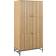 Actona Albany 4 Door Black and Oak Wardrobe