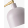 Ellos Glossy Lilla Bordlampe 45cm