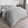 OHS Luxury Seersucker Duvet Cover Grey (200x200cm)