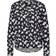 Street One Gemusterte Bluse - Deep Tint Blau