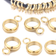 Shein pieces stainless steel loose spacer beads pendant clips lifting ring connectors DIY charm bracelet jewelry making accessories