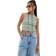 New Look Women's Rib Jersey Racer Vest - Olive