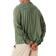 ASOS DESIGN Oversized Boxy Revere Shirt - Green Stripe