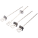 Char-Broil Lot de 4 Brochettes En Inox Grill+