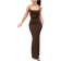 Shein Solid Bodycon Maxi Cami Dress Long Bodycon Dress