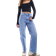 ASOS DESIGN Ankellånga Jeans Med Komfortstretch Och Raka Ben - Blå