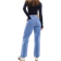 ASOS DESIGN Cropped Jeans Med Lige Ben - Lyseblå