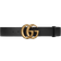 Gucci Double G Leather Belt - Black