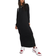 ASOS DESIGN long sleeve maxi t-shirt dress in black