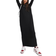 ASOS DESIGN long sleeve maxi t-shirt dress in black