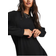 ASOS DESIGN long sleeve maxi t-shirt dress in black