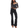 ASOS DESIGN Sort bukser med svaj og power-stretch-Black