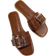 Shein Women's Fashionable Flat Sandals With Buckle Decoration