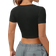 Shein Basic Square Neck Short Sleeve TShirt No Traces Stylish Design
