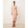 Vero Moda Vmjulia LS Boatneck Calf Dress - Rosa
