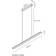 LIGHT-POINT Slim Långbordslampa 120 I Mässing Pendellampa 120cm